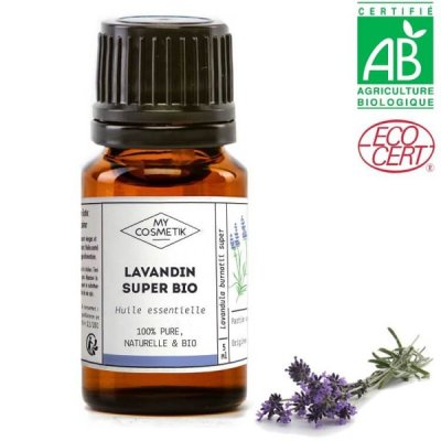 Huile essentielle de Lavandin super Haute Provence BIO (AB) 10 ml - MyCosmetik