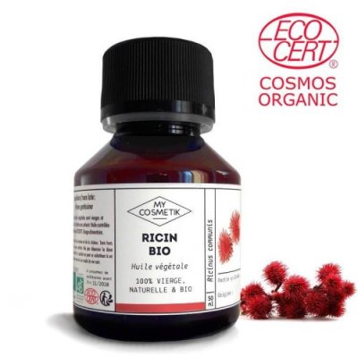 Huile de Ricin BIO (AB) 125 ml - MyCosmetik
