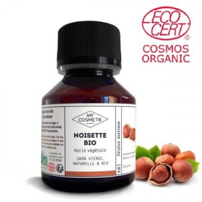 Huile de Noisette BIO (AB) 125 ml - MyCosmetik