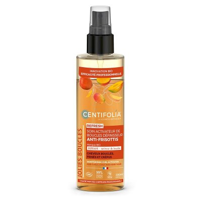 Soin Activateur de Boucles Anti-Frisottis Bio – 200 ml – Centifolia