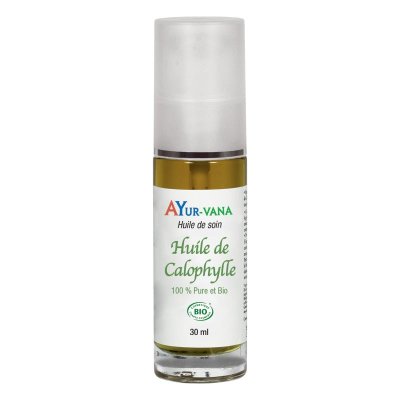 Huile Végétale de Calophylle Bio - Peaux à Problèmes & Circulation - 30 ml - Ayur-Vana