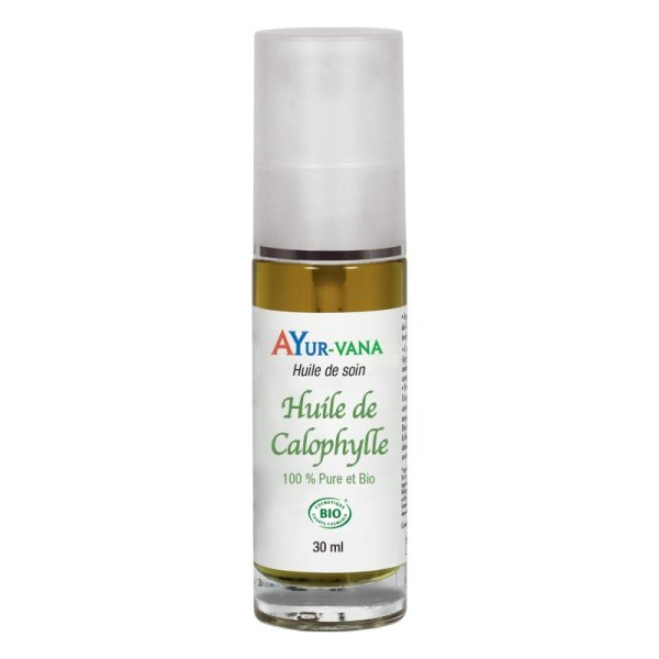 Huile Végétale de Calophylle Bio - Peaux à Problèmes & Circulation - 30 ml - Ayur-Vana