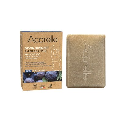 Savon Solide Gommant Certifié Bio – 100g – Acorelle