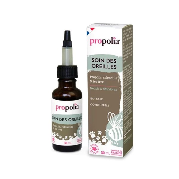 Soin des Oreilles Chien & Chat Propolis Bio et Calendula - 30 ml - Propolia