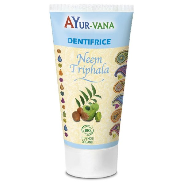 Dentifrice certifié bio Neem & Triphala - 75 ml