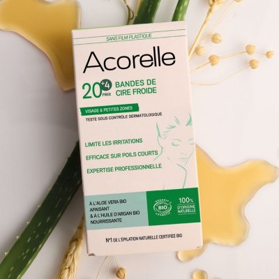 Bandes de Cire Froide BIO Certifiées Visag - 20 unités + 4 gratuites – Acorelle