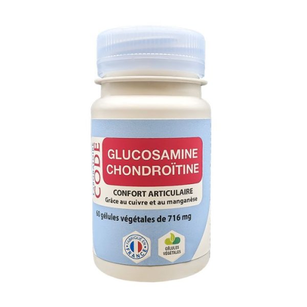 Glucosamine Chondroïtine MSM - 60 gélules - Laboratoire Code