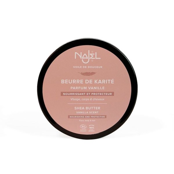 Beurre de Karité parfum Vanille Bio - 100 g - Najel