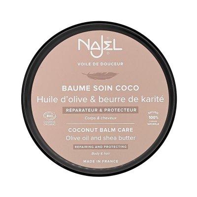 Baume Soin Coco Bio - Huile d'Olive et Karité - 100g - Najel