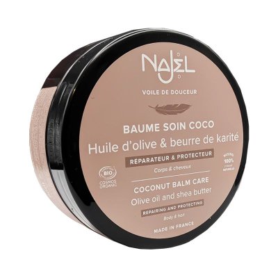 Baume Soin Coco Bio - Huile d'Olive et Karité - 100g - Najel