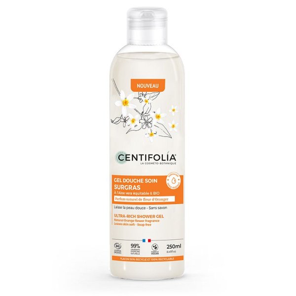 Gel Douche Soin Surgras à la Fleur d'Oranger Bio – Centifolia