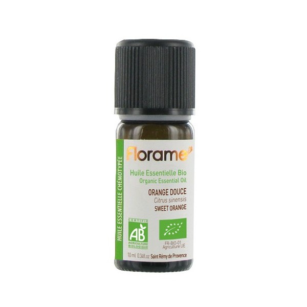 Huile essentielle d'Orange douce BIO (AB) 10 ml - Florame