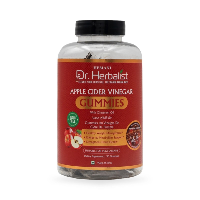 Gummies Cidre de Pomme (Gommes) & Cannelle - 30 Gummies - Dr Herbalist Hemani