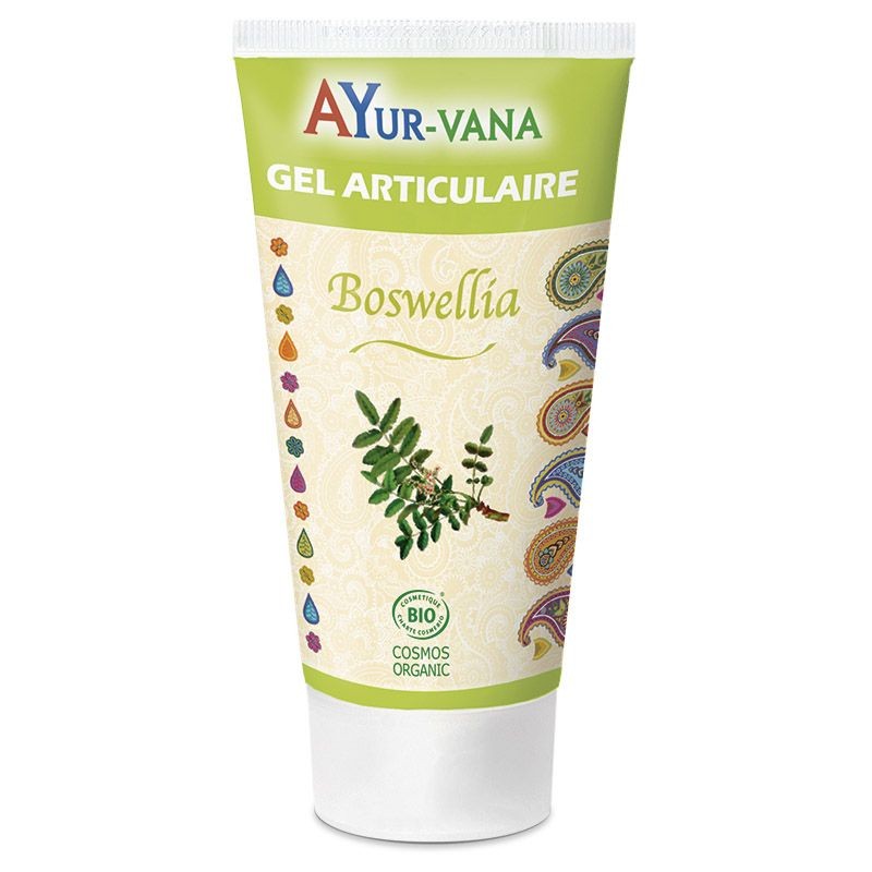 Gel Articulaire au Boswellia Certifié Bio - 75 ml - Ayur-Vana
