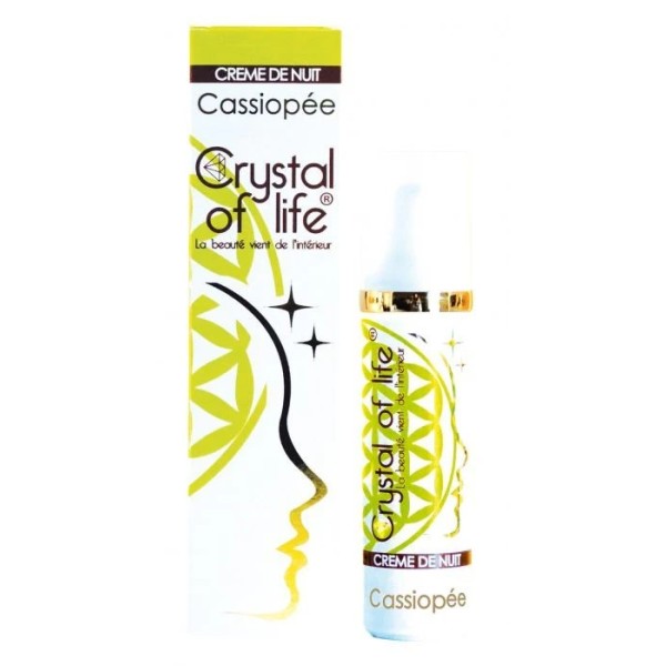 Crème de Nuit Cassiopée - Soin visage nuit - 50 ml - Crystal of Life