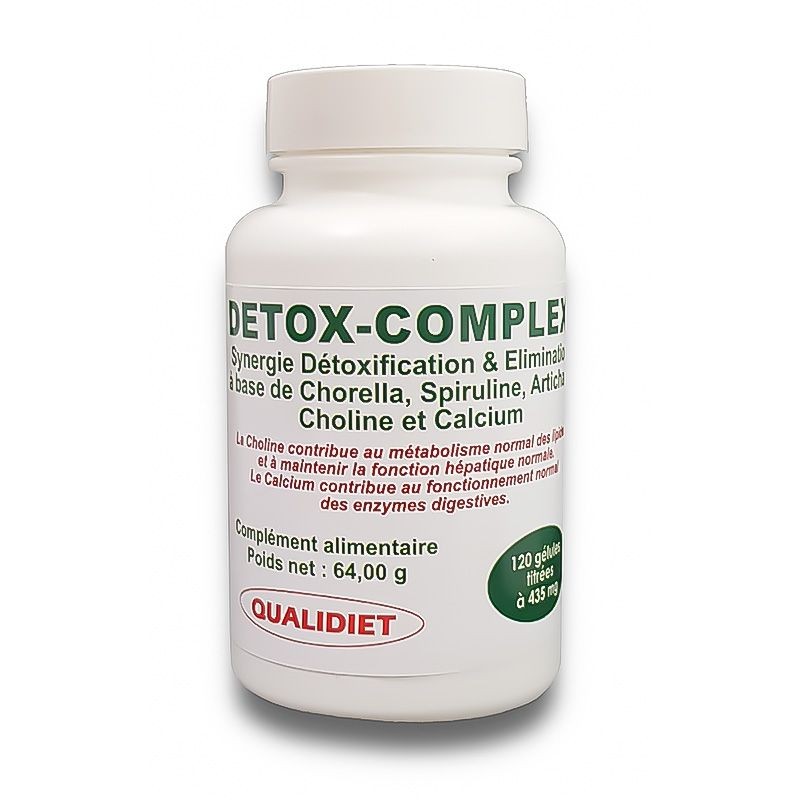 Detox Complex - détox foie intestin - 120 Gélules - Vital Osmose
