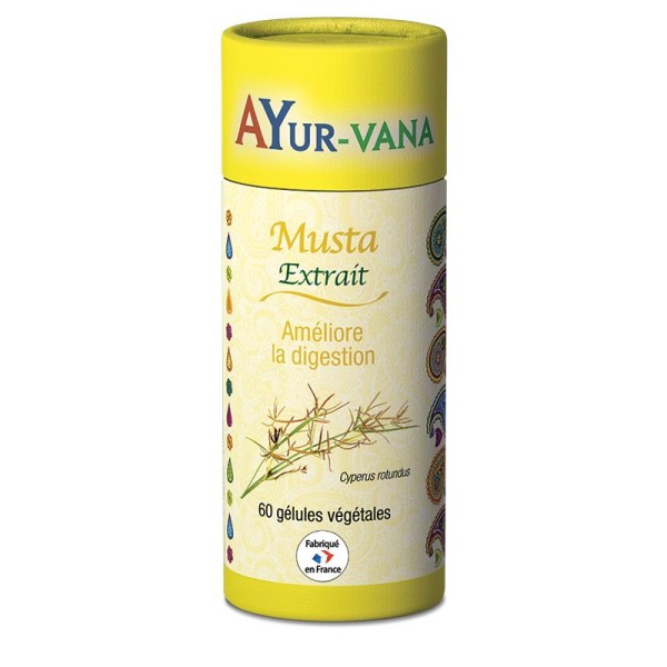 Musta (Souchet rond) en extrait - 60 gélules - AYur-vana