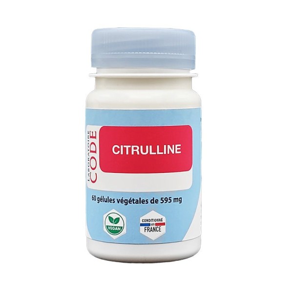 Citrulline - 60 gélules - Laboratoire Code