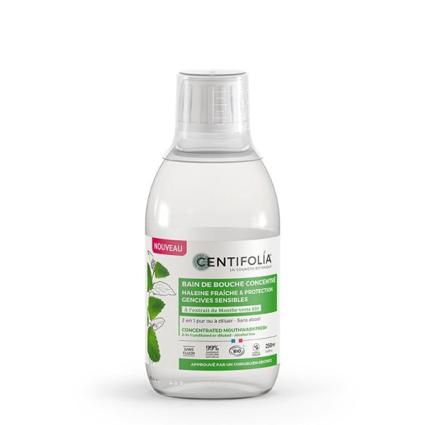 Bain de Bouche Concentré 2en1 Bio - 250ml - Centifolia