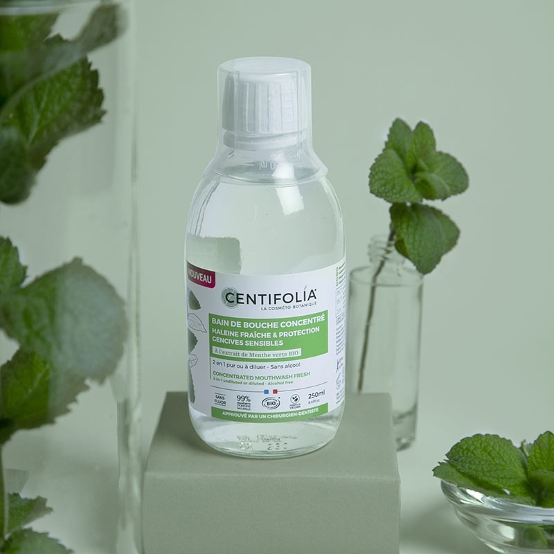 Bain de Bouche Concentré 2en1 Bio - 250ml - Centifolia