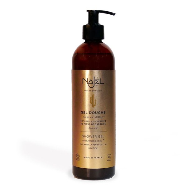 Gel Douche Figue de Barbarie Najel - 500ml - Peau douce & nourrie