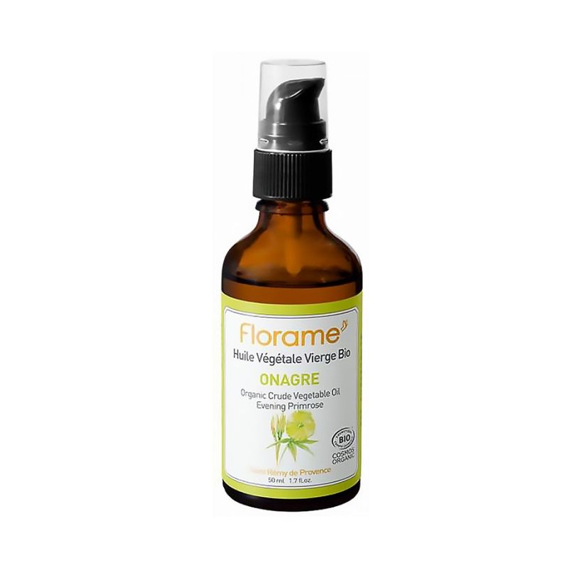 Huile Végétale d'Onagre Vierge Bio - 50 ml - Florame