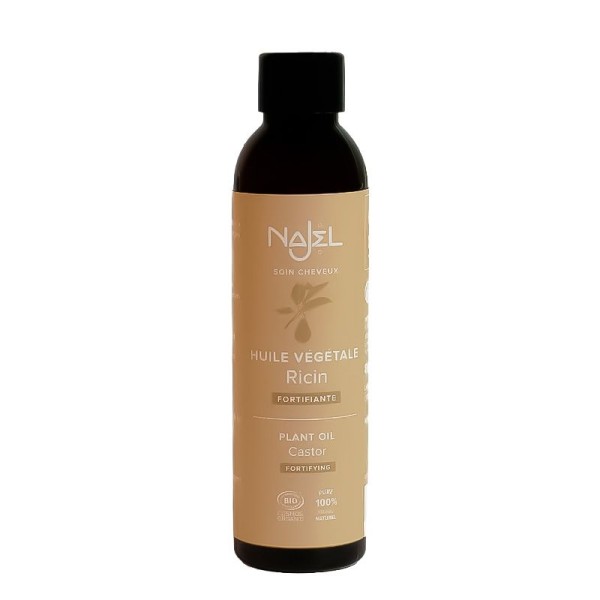 Huile Végétale de Ricin Bio - Cheveux & Ongles - 80ml - Najel