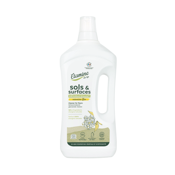 Sols & Surfaces Dégraissant - Verveine Bio - 1L - Étamine du Lys