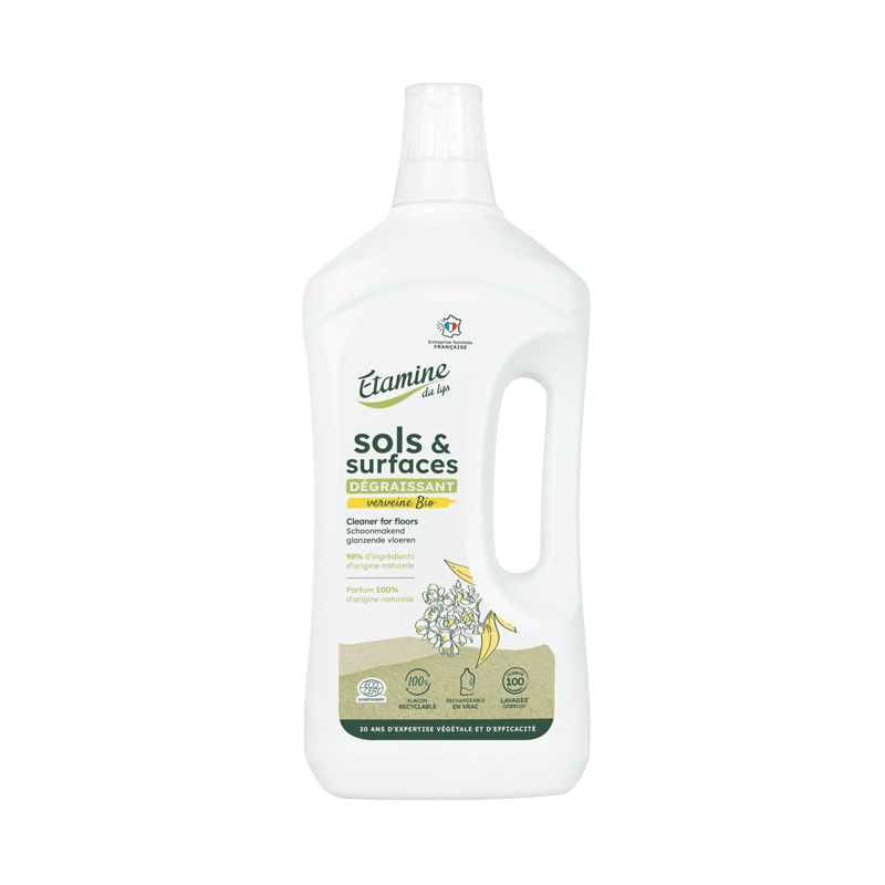 Sols & Surfaces Dégraissant - Verveine Bio - 1L - Étamine du Lys