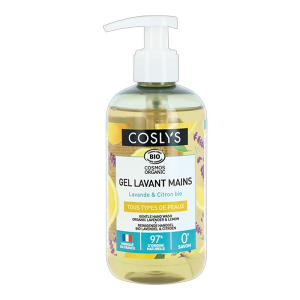 Gel Lavant Mains Bio Lavande Citron 300 ml/1 L - Coslys