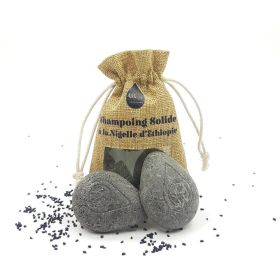 Shampoing Solide à la Nigelle d'Éthiopie - 60g - 100% Naturel - Wadi Shibam