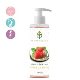 Huile Végétale de Pépins de Fraise - 100 ml - KB Cosmétique