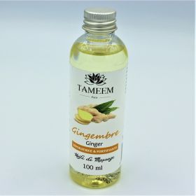 Huile de Gingembre (Ginger Oil) - 100 ml - 100% Naturelle - Tameem