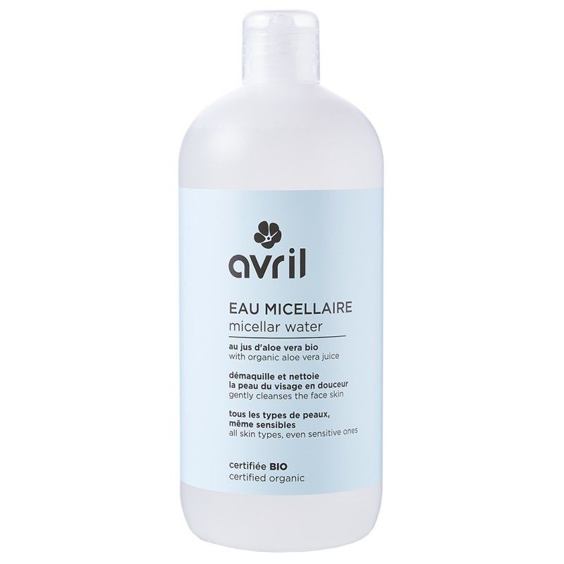 Eau Micellaire Bio au Jus d'Aloe Vera - 500 ml - Avril Avril - 1