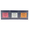 Coffret 3 Savons d'Alep Parfumés (Fleur d'Orange, Jasmin & Rose de Damas) - 100% Naturels - 3 x 100g - Al Bara