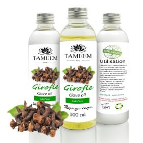 Huile de Girofle (Clove Oil) - 100% Naturel - 100 ml - Tameem