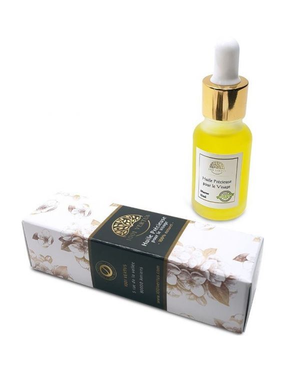 Huile précieuse pour le visage -15 ml - 100% naturelle - 1001 Vertus