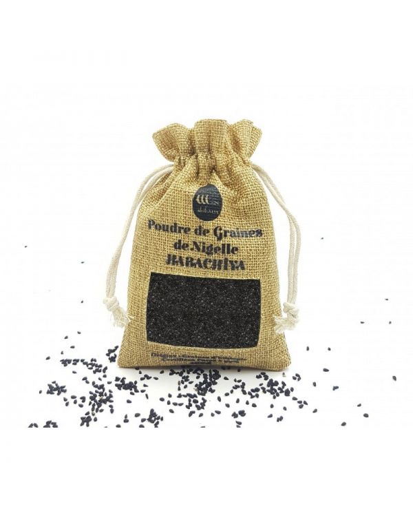 Poudre de Graines de Nigelle (Habachiya - Cumin Noir) d'Éthiopie - 100% Naturelles - 100g - Wadi Shibam