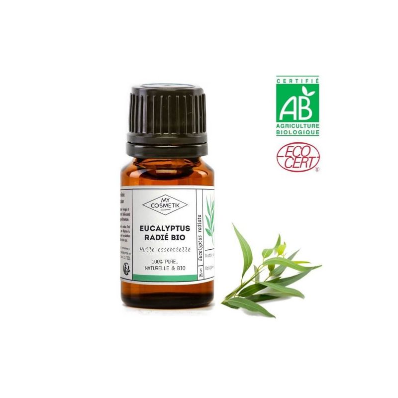 Huile essentielle d'Eucalyptus radié BIO (AB) 10 ml  - MyCosmetik MyCosmetik - 1