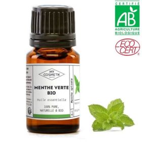 Huile essentielle de Menthe verte BIO (AB) 10 ml - MyCosmetik