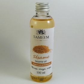 Huile de Sésame (Sesame Oil) - 100 ml - 100% Naturelle - Tameem