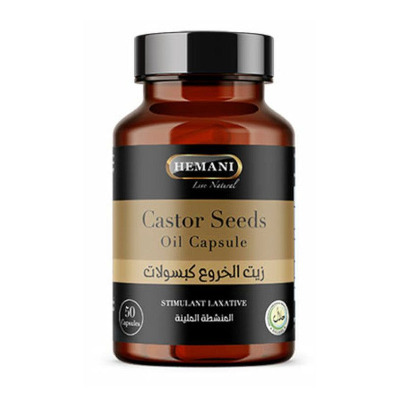 Gélules D'huile De Ricin Pressée à Froid - 30 Caps, 2000 Mg - Bio, Sans Gluten, Non OGM